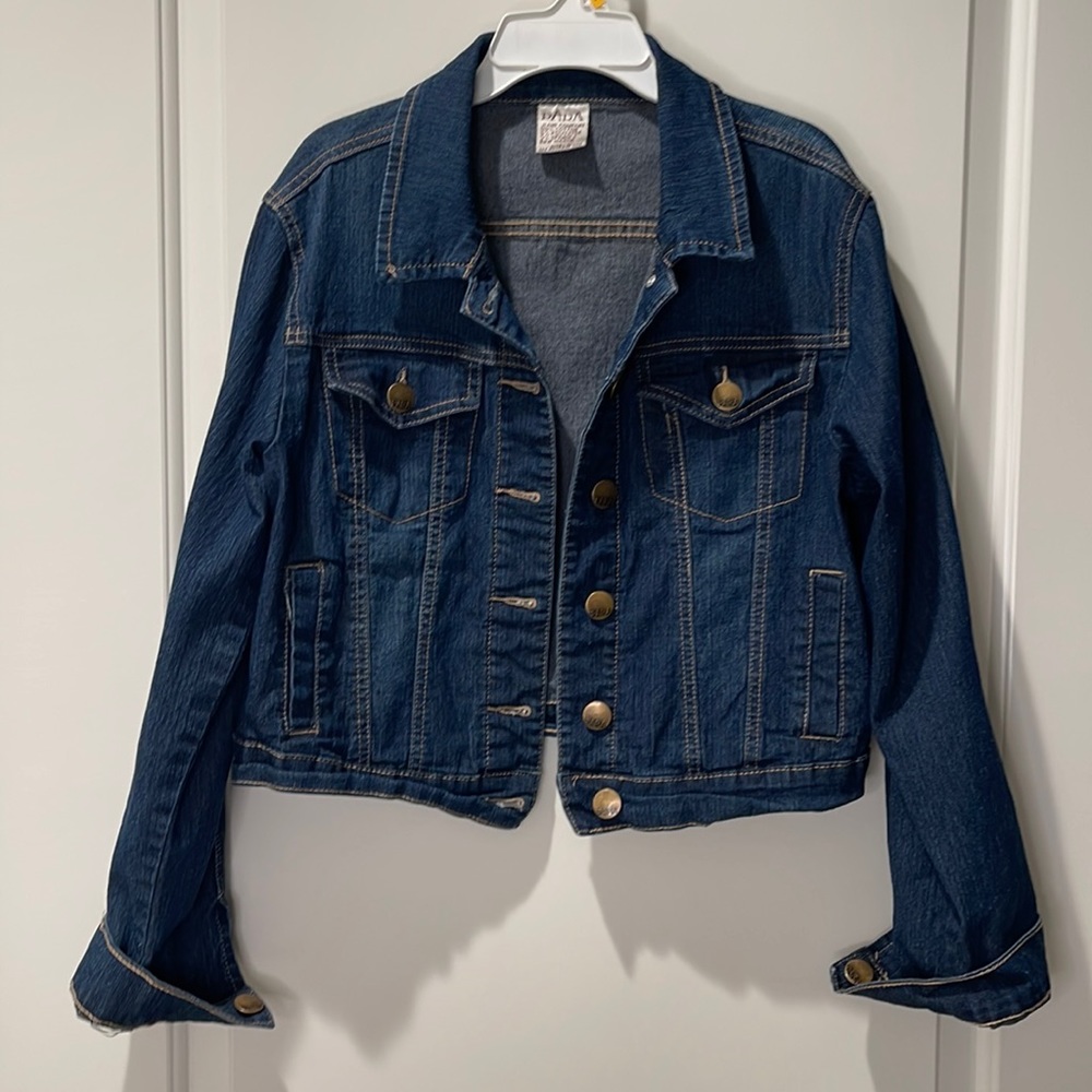 Cropped Denim Jacket.